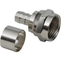 F crimp plug Nickel-plated brass