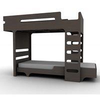 F & A DESIGNER KIDS BUNK BED in Dark Chocolate