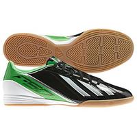 F10 IN Football Trainers Black/Green Zest/Running White
