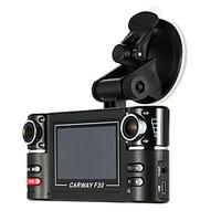 F30 Car DVR 2.7 TFT LCD HD 1080P Dual Camera Rotated lens Vehicle Driving Digital Video Recorder Night Vision Camcorderr