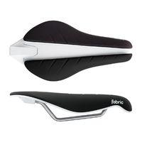 fabric tri flat elite saddle blackwhite