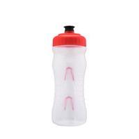 Fabric - Cageless Bottle Clear/Red 600ml