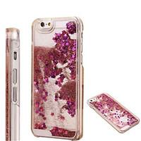 Fashion Transparent Glitter Sand Bling Quicksand Star Pattern Case Cover for iPhone 4/4S