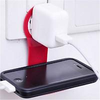 Fashion Mobile Phone / MP3 Wall Charger Adapter Partner Charging Holder Hanging Stand Bracket Support