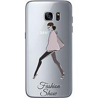 Fashion show TPU Soft Back Cover Case for Samsung Galaxy S6 S7 edge Plus