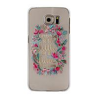 Faceplate Pattern PC Material Phone Case for Samsung Galaxy S6 S6 Edge