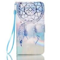 Fantasy Campanula Pattern PU Leather Lanyard phone Case For Samsung Galaxy J5(2016)/J7(2016)