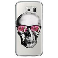 Fashion Skull Pattern Soft Ultra-thin TPU Back Cover For Samsung GalaxyS7 edge/S7/S6 edge/S6 edge plus/S6/S5/S4