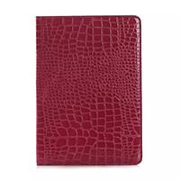 Fashion High Quality Slim Crocodile Leather Case For iPad Air 2 Smart Cover With Stand Alligator Pattern Case