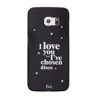 Fab-Smartphone covers - Disco Glitter Hardcase Galaxy S6 Edge - Black