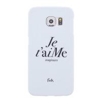 Fab-Smartphone covers - Je taime Hardcase Galaxy S6 - Blue