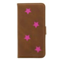 Fabienne Chapot-Smartphone covers - Pink Reversed Star Booktype Samsung Galaxy S7 - Brown