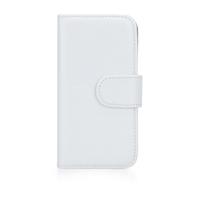 Fashion Wallet Case Flip Leather Stand Cover with Card Holder for iPhone 5/5s White