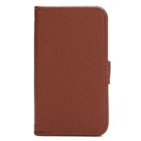 Fashion Wallet Case Flip Leather Stand Cover with Card Holder for iPhone 4 4s 4g Brown