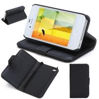 fashion wallet case flip leather stand cover with card holder for ipho ...