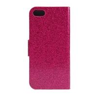 Fashion Wallet Case Flip Leather Stand Cover with Card Holder for iPhone 5S 5C 5 Rose
