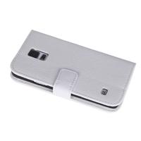Fashion Wallet Case Flip Leather Stand Cover with Card Holder for Samsung Galaxy S5 i9600 White