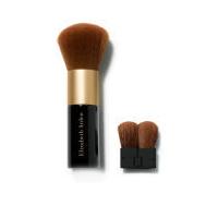 face powder brush with folding mini face brush