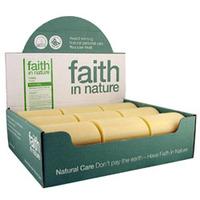 Faith in Nature Hemp Green Tea Soap Unwrapped 18 box
