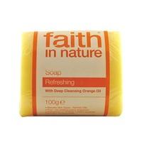 Faith in Nature Grapefruit Soap unwrapped 18 box