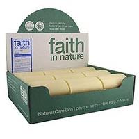 Faith in Nature Lavender Soap Unwrapped 18 box