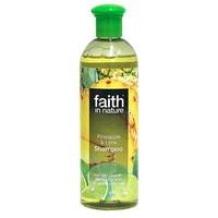 faith in nature pineapple lime shampoo 400ml