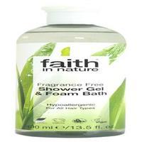 faith in nature fragrance free shower gelfb 400ml