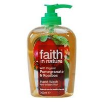 faith in nature pomegranate rooibos handwash 300ml