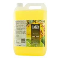 faith in nature hand wash pineapple lime 5 litres
