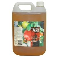 faith in nature handwash pomegranate rooibos 5 litres