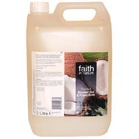 faith in nature shower gel foam bath coconut 5 litre