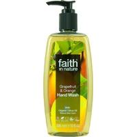 Faith In Nature Organic Handwash - Grapefruit & Orange - 300ml