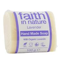 faith in nature soap lavender 100g