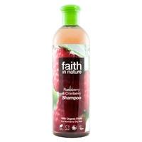 faith in nature raspberry cranberry shampoo 400ml