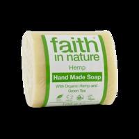 Faith in Nature Hemp with Green Tea Soap 100g - 100 g, Green
