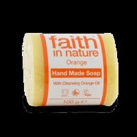 Faith in Nature Orange Soap 100g - 100 g, Orange