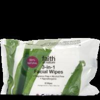 Faith in Nature 3-in-1 Wipes 25 Pack