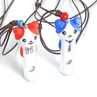 Fashion Interactive Pet Toys Handmade Ceramic Cute Style Dog Whistle Small Pet Dog Training Products