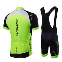 fastcute Cycling Jersey with Bib Shorts Women\'s Men\'s Kid\'s Unisex Short Sleeve BikeBib Shorts Jersey Bib Tights Sweatshirt Clothing