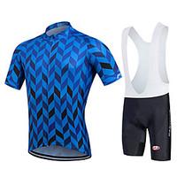 fastcute Cycling Jersey with Bib Shorts Women\'s Men\'s Kid\'s Unisex Short Sleeve BikeBib Shorts Jersey Bib Tights Sweatshirt Clothing