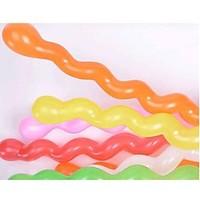 Fashion 100Pcs/Pack Rubber Helium Spiral Latex Balloons Wedding Birthday Party Decoration Ball