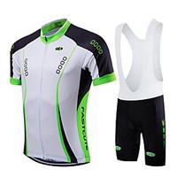 fastcute Cycling Jersey with Bib Shorts Women\'s Men\'s Kid\'s Unisex Short Sleeve BikeBib Shorts Jersey Bib Tights Sweatshirt Clothing