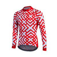 fastcute Cycling Jersey Women\'s Men\'s Kid\'s Unisex Long Sleeve Bike Sweatshirt Jersey TopsQuick Dry Front Zipper Breathable Soft YKK