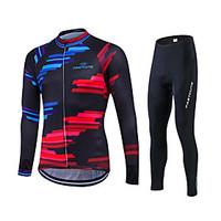 fastcute Cycling Jersey with Tights Women\'s Men\'s Unisex Long Sleeve BikePants/Trousers/Overtrousers Tracksuit Jersey Tights Tops