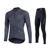 fastcute Cycling Jersey with Tights Women\'s Men\'s Unisex Long Sleeve BikePants/Trousers/Overtrousers Tracksuit Jersey Tights Tops