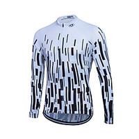 fastcute Cycling Jersey Women\'s Men\'s Unisex Long Sleeve Bike Sweatshirt Jersey TopsQuick Dry Front Zipper Breathable Soft YKK Zipper