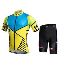 fastcute cycling jersey with shorts mens unisex short sleeve bike bib  ...