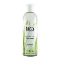 faith in nature fragrance free shampoo 400ml 1 x 400ml