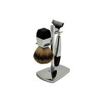 Famego Silver Mach 3 Razor & Badger Brush Set