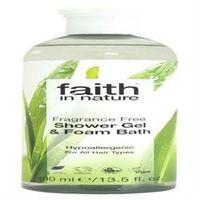 faith in nature fragrance free shower gelfb 400ml 1 x 400ml